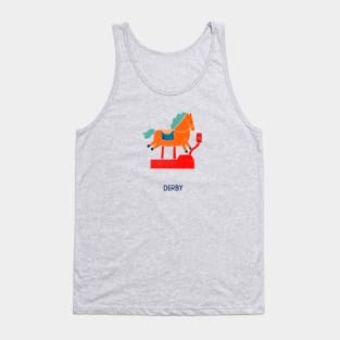 Kentucky Derby Coin Horse Tank Top